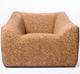sillón contemporáneo / de corcho / de corcho / con reposabrazos