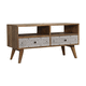 mueble de televisión de diseño escandinavo / con cajones / con estantes / de madera maciza