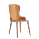 silla contemporánea / de interior / de contrachapado / con base de madera
