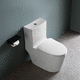 WC de pie / de cerámica / para uso residencial / alargado