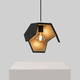 lámpara de suprarreciclaje / suspendida / de algodón / de madera