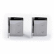 bisagra para puerta de cristal / de acero inoxidable / con amortiguador / para el sector profesional