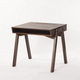 escritorio de pie / de diseño escandinavo / de nogal / de madera maciza