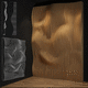 panel decorativo de contrachapado / de pared / 3D / con relieve