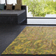 alfombra contemporánea / con motivos decorativos / de color liso / de poliamida