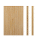 panel decorativo de madera / para interiores / liso / aspecto madera
