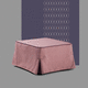 puf contemporáneo / de tejido / de cuero / rectangular