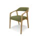 silla contemporánea / de interior / de tejido / de cuero artificial
