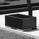 jardinera de aluminio / rectangular / contemporánea / para restaurante