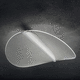 plafón contemporáneo / ovalado / de PMMA / LED