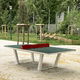 mesa de ping-pong de exterior / contemporánea / para espacio público / de acero