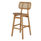 silla de bar de diseño escandinavo / de interior / de fresno / de madera maciza