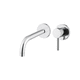 grifo monomando para lavabo / de pared / de acero inoxidable / de baño
