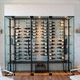 vinoteca de servicio / instalación libre / de vidrio / acristalada