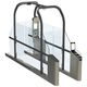 pasillo motorizado para tráfico alto / para control de acceso / de vidrio / de seguridad