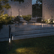 bolardo de iluminación de jardín / contemporáneo / de vidrio / de metal
