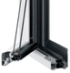 ventana de aluminio / abatible / con vidrio doble / de corte térmico