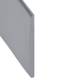 rodapié gris / de PVC / rectangular / decorativo