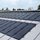tejado con panel fotovoltaico integrado / inclinado / plano / de vidrio
