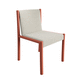 silla contemporánea / de interior / de tejido / de cuero