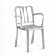 silla contemporánea / de metal / de aluminio / apilable