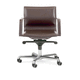 silla de oficina contemporánea / de interior / de cuero / de fieltro
