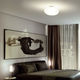plafón contemporáneo / redondo / de vidrio / LED