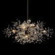 lámpara araña contemporánea / de cristal Swarovski® / de latón / de incandescencia