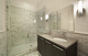 baño contemporáneo / de cerámica