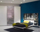 habitación para niños blanca / naranja / negra / de cuero artificial