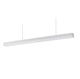 luminaria suspendida / LED / lineal / rectangular