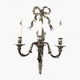 aplique de estilo Luis XV / de interior / de bronce / candelabro