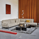 sofá modular / de esquina / contemporáneo / de tejido