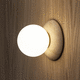 aplique contemporáneo / de interior / de latón / de vidrio