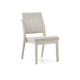 silla contemporánea / de interior / de tejido / con base de haya
