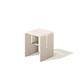 taburete contemporáneo / de aluminio / con base de aluminio / doble