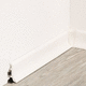 rodapié blanco / gris / de madera / de PVC