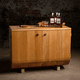 mueble bar contemporáneo / de roble / color personalizado