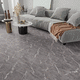 suelo laminado de HDF / flotante / aspecto piedra / para uso residencial