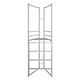 silla para árbitro de voleibol / móvil / de aluminio / plateada
