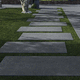 placa de piedra de gres porcelánico / para suelo / para exterior / de jardín