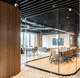 tabique amovible / modular / de vidrio / de madera