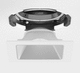 downlight empotrable / LED / cuadrado / de interior