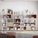 biblioteca modular / contemporánea / para el sector profesional / de roble
