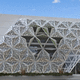 celosía con lamas con bisagra / PRV / de aluminio / de chapa perforada