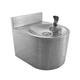 fuente de agua de pared / de interior / de exterior / de acero inoxidable cepillado