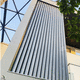 celosía con lamas de metal / de aluminio / aluminio / para fachada