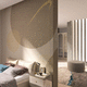 papel pintado laminado de oro / contemporáneo / de textil no tejido / de vinilo