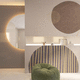 papel pintado laminado de oro / contemporáneo / de textil no tejido / de vinilo