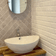 revestimiento de pared para interior / de piedra / brillante / texturizado